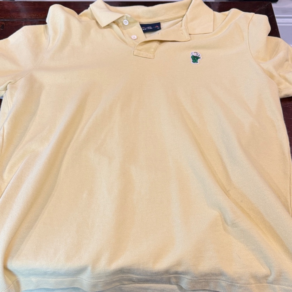 Rowing Blazers Preppy Luxury Pale Yellow Polo with Babar